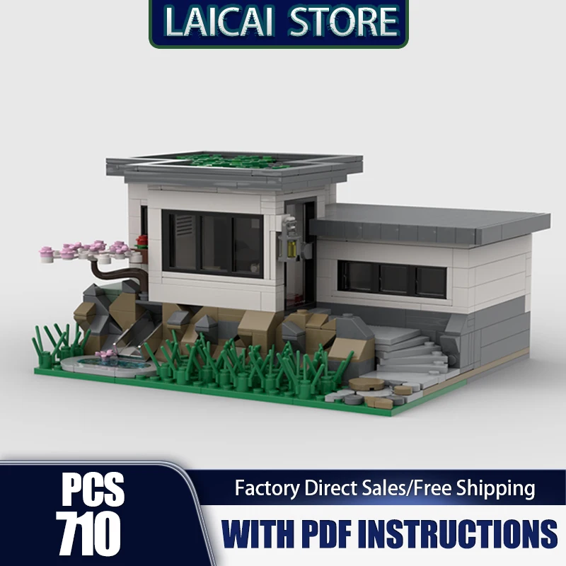 وحدات مدينة قوالب بناء نموذج Moc التلال منزل كتل هدية عيد الميلاد التكنولوجيا وحدات البناء اللعب لتقوم بها بنفسك مجموعة