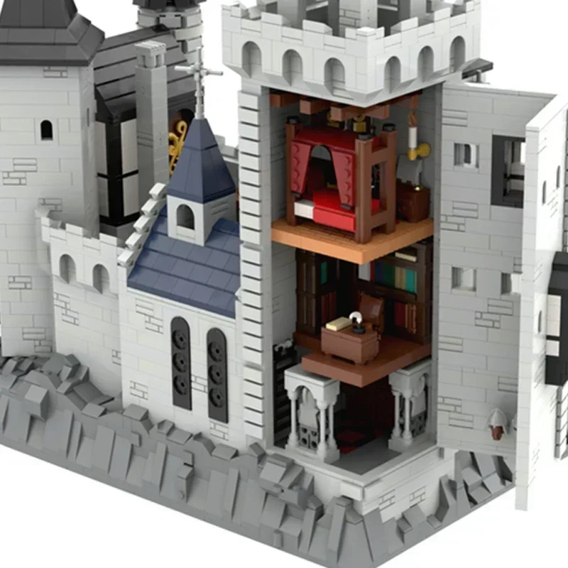 Moc ビルディングブロック要塞モデルブラックイーグル城テクニカルレンガ DIY アセンブリ建設おもちゃ子供のためのホリデーギフト