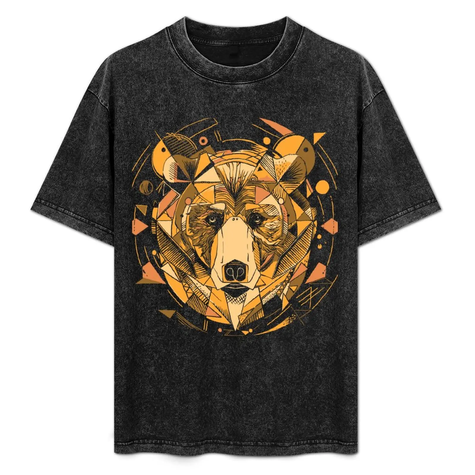 

Wildlife Art: Black Bear Wanderlust: Embracing Your Inner Grizzly [dark version] T-Shirt clothes workout shirts for men