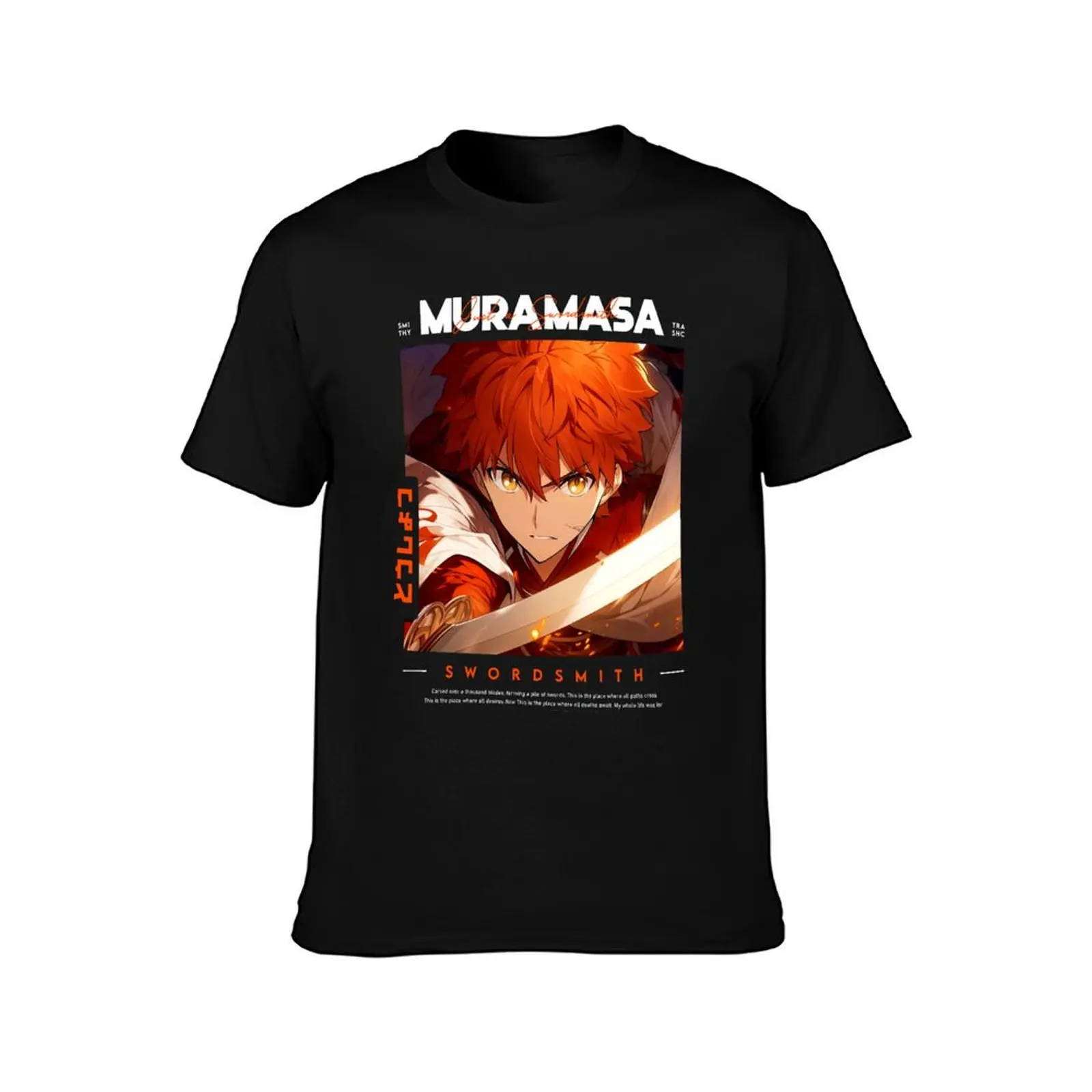 Senji Muramasa - Fate Grand Order T-Shirt Summer Print Short Sleeve Tee T-Shirt