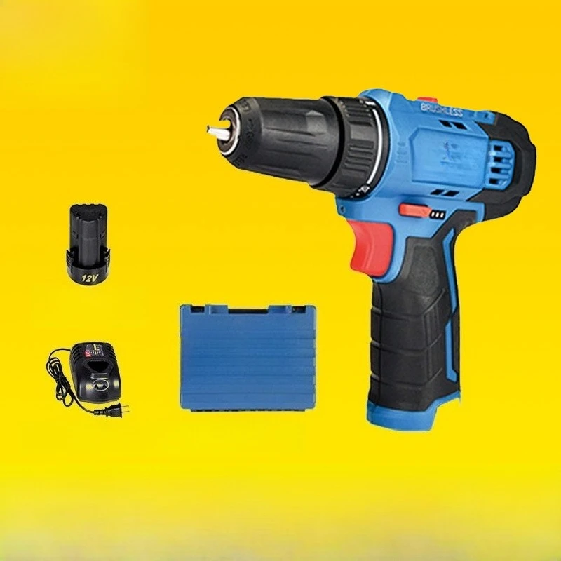 

12V Brushless Rechargeable Drill Pistol Drill Rechargeable Household Electric Electric Screwdriver
