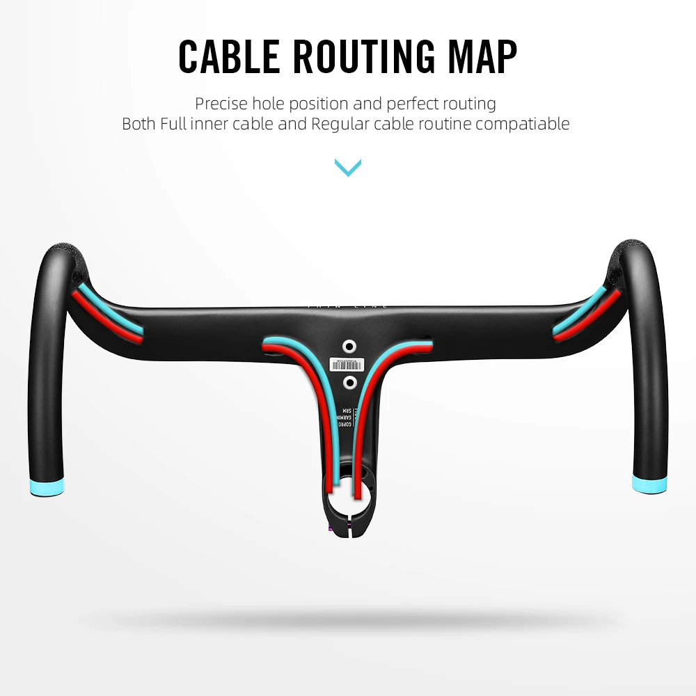 LEXON Ultralight THIN LINE Carbon Road Bike Handlebar 28.6MM