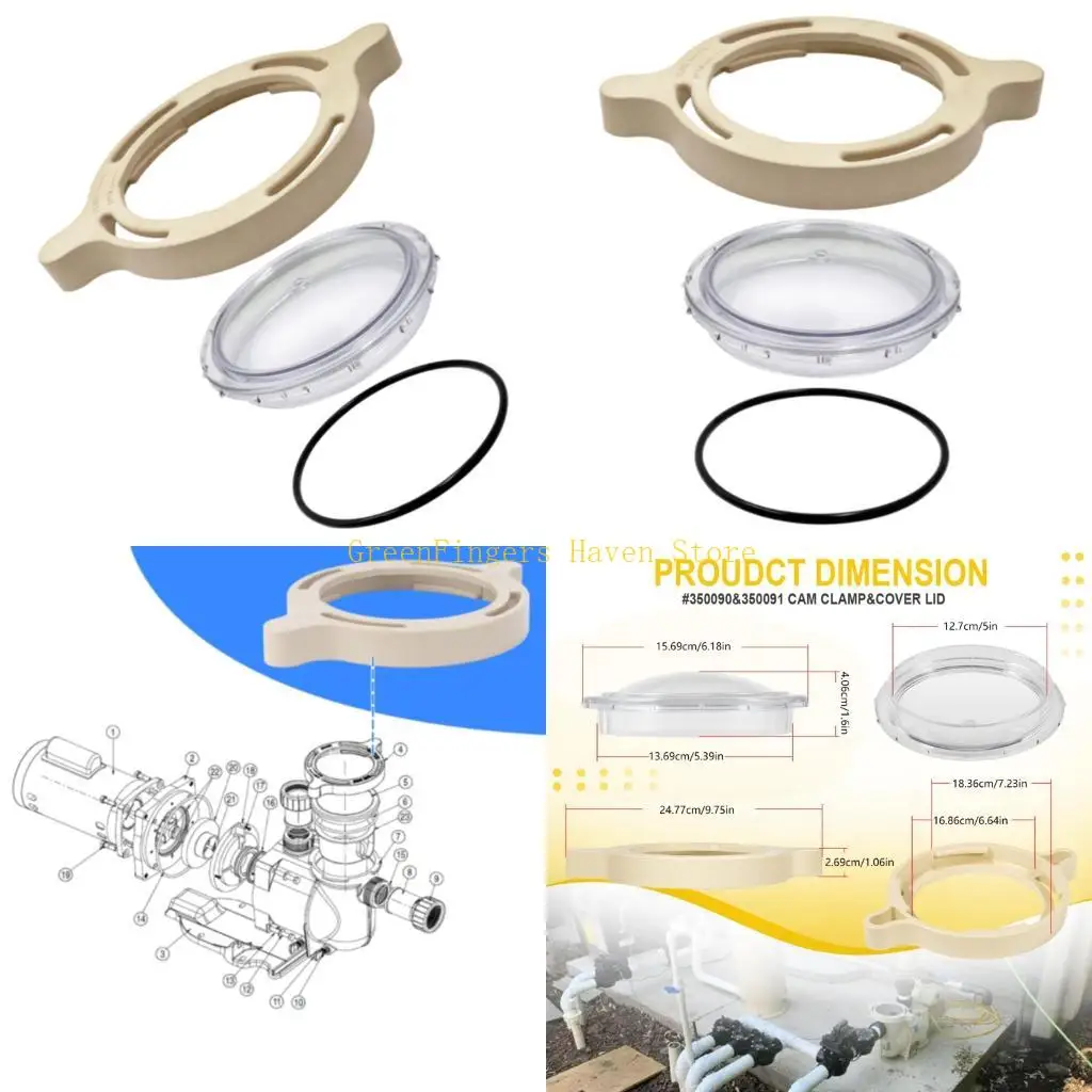 

F68D Сильная коррозионная крышка насоса бассейна с усилением композита для внутреннего спа -салона