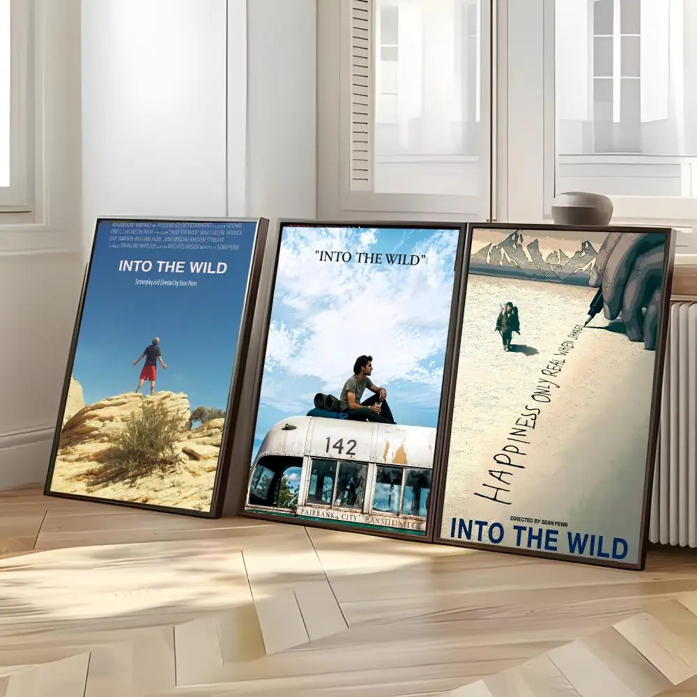 Adventurous Novel I-Into the Wild Poster Distinct Home Decor Concepts Chic Indoor Art Pieces