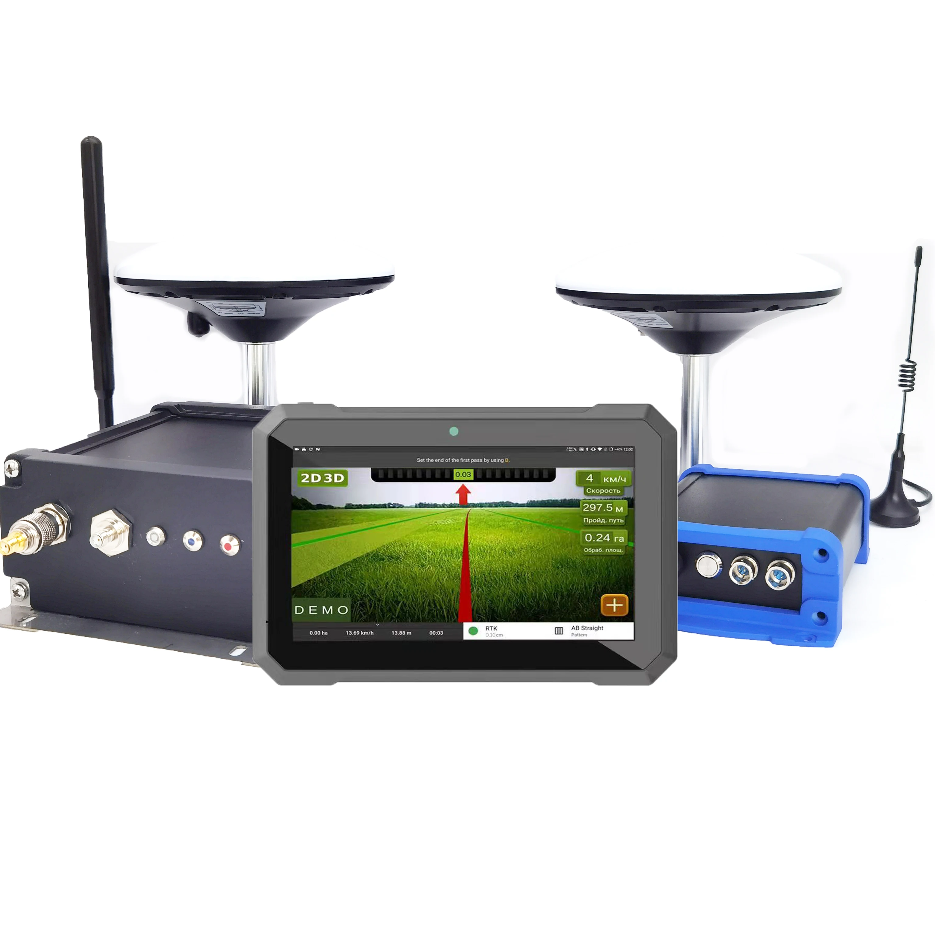 Ruihao Fast Delivery Simple-To-Use Rtk Gps Diferencial Rtk Gps Gnss Surveying Rtk Kit Field Measuring For Tractors