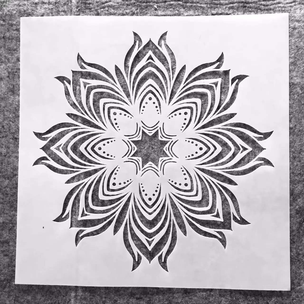 استكشاف فن الرسم بالنقاط والمندالا: دليل شامل لاختيار قالب رسم مثالي بحجم 30×30 سم