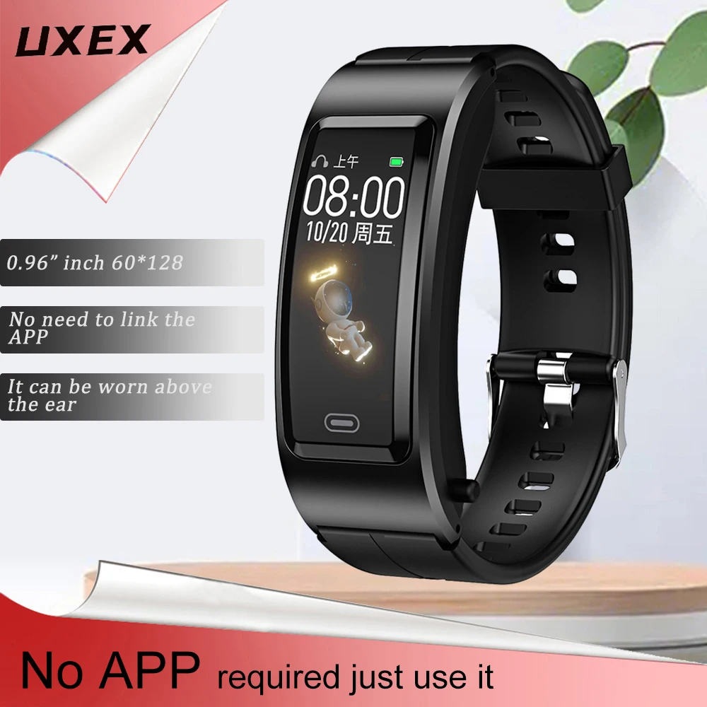 2025 New Headphones Wristband Smartwatch Men 0.96” Inch Bluetooth Calling Multifunction Alarm Clock Smart Watches Women Business