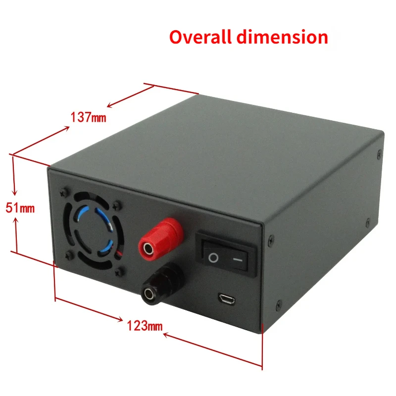 DIY KIT DIY Case Shell for DPS5015-USB DPS5020-USB DPS3012 DPH3205 Constant Voltage Current Converter Power Bank Box Shell LCD