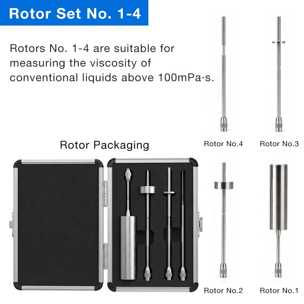 Original Factory Digital Viscosity Meter Laboratory Rotary Viscosity Tester Portable Viscometer Cosmetic Viscosity Analyzer Lab