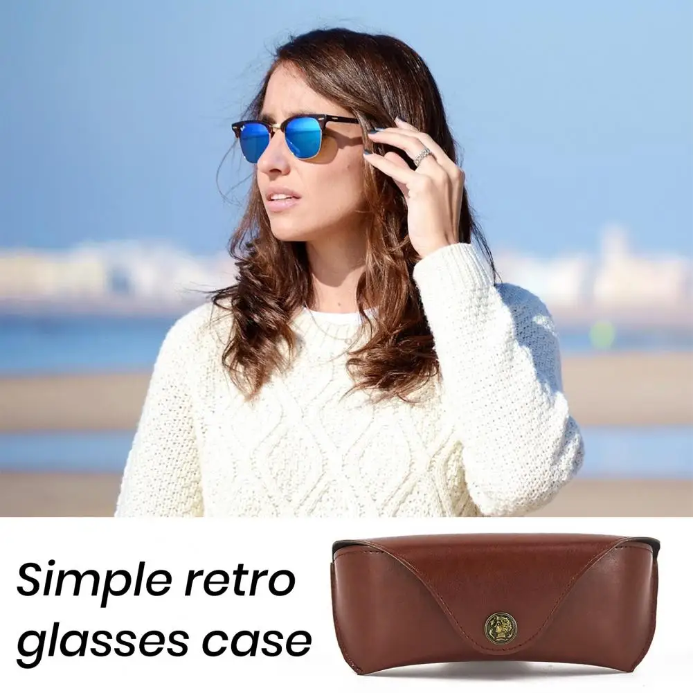 Simple Glasses Case Lightweight Glasses Storage Box Anti-stress Vintage Sunglasses Case Box Eyeglasses Pouch Protective