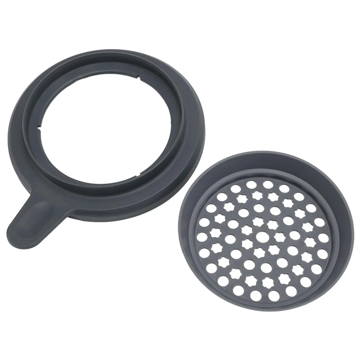 NUOVO set di setaccio e coperchio per farina per miscelatore da cucina TM5 TM6, coperchio per ciotola, setaccio per impastare per gli appassionati di cucina