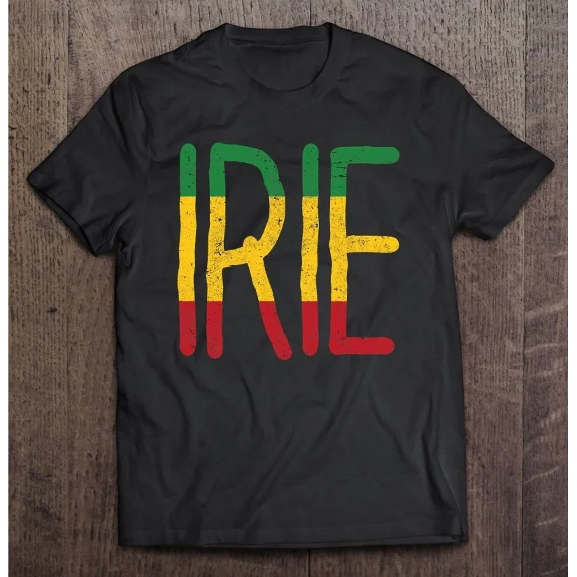 إيري رايج راستا رايج راستافاري جامايكا كبيرة الحجم تي شيرت القطن ملابس للرجال تي شيرت Y2k Harajuku نمط موضة بلايز عادية