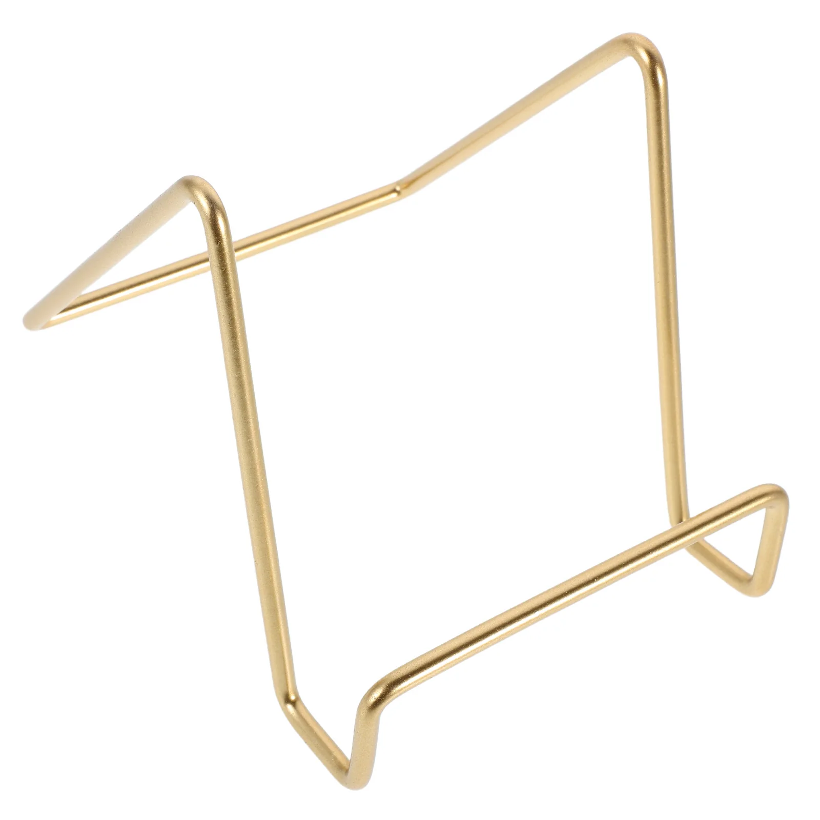 

Desktop Display Stand Decorative Mini Bookshelf Kitchen Handbag Iron Frame Holder Hollow Plate