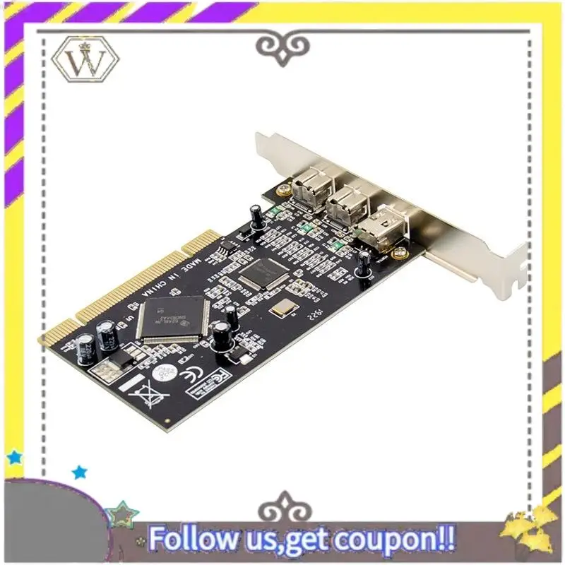 

AU33-PCI 1394A 1394B Video Capture Card For Firewire 800 IEEE 1394 Adapter HD Video Capture Card Converter