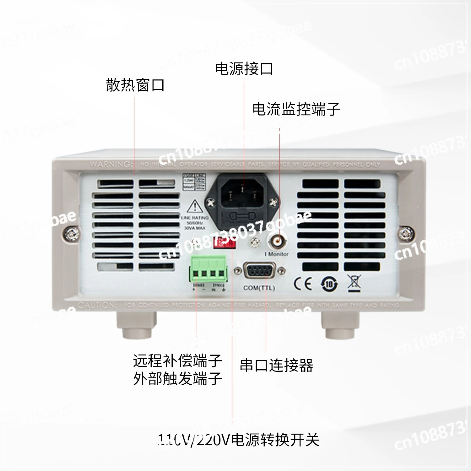 جهاز اختبار الحمل الإلكتروني 150V30A150W جهاز اختبار الحمل IT8511A + DC