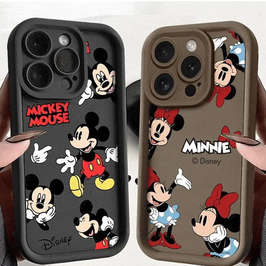 Disney Mickey Mouse Phone Case for Vivo Y21 Y22S Y27 Y16 Y02 Y20 Y03 Y15S Y17 Y20i Y21A Y21S 4G Y67 Y35 Y36 5G Soft Cover