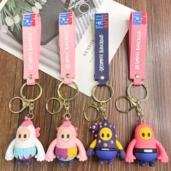 4 Styles Fall Guys Plush Doll Game Figure Toy Keychains Fall Guys: Ultimate Knockout Children Christmas Birthday Toys Gift