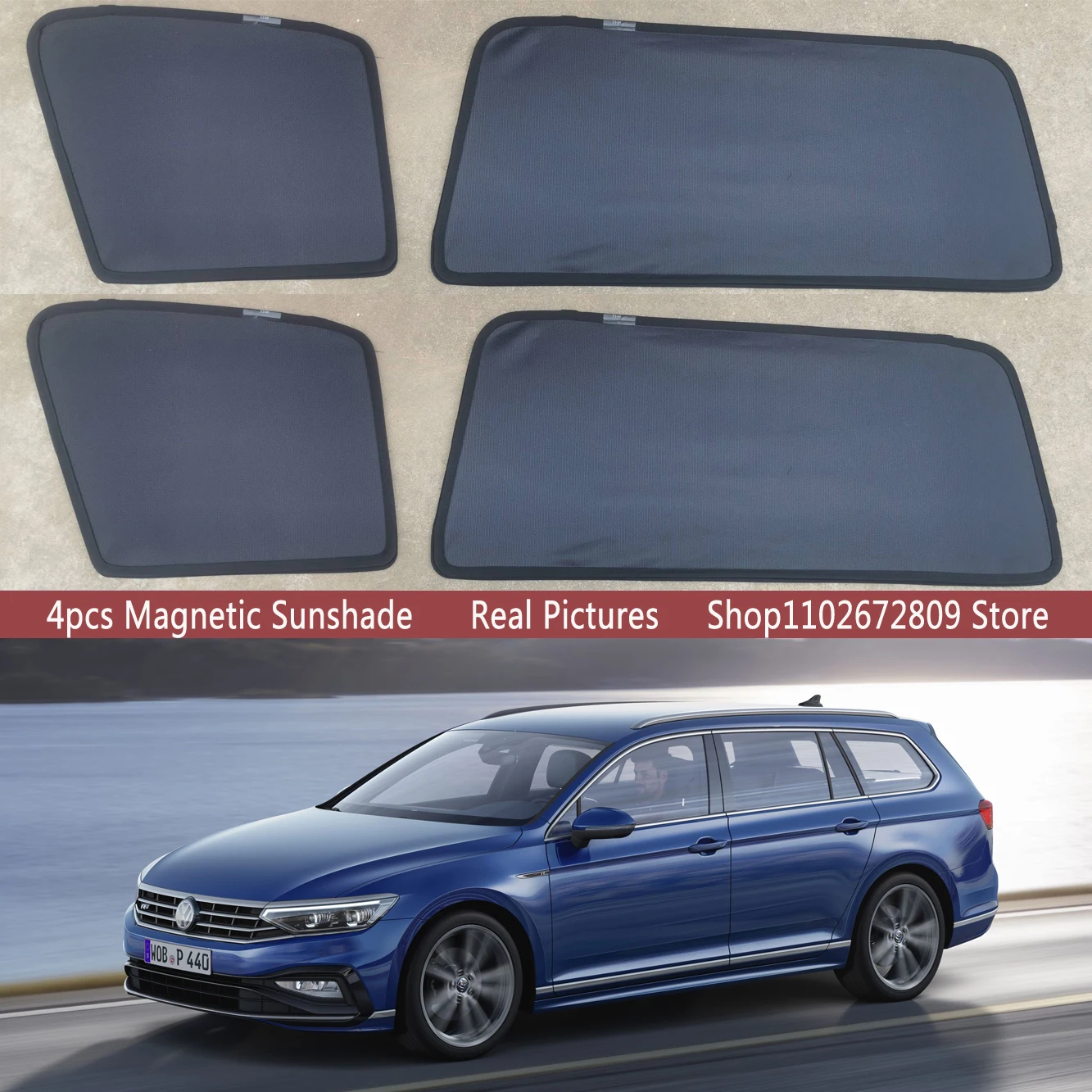 

Magnetic Car Sunshade Shield Front Windshield Frame Curtain Sun Shade For Volkswagen VW PASSAT B8 Variant 2015 -2023 Accessories