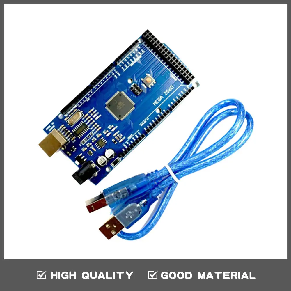 New Level Version Mega2560 R3 Development Board Atmega16u2 Improved Version With Ch340g Send Data Cable