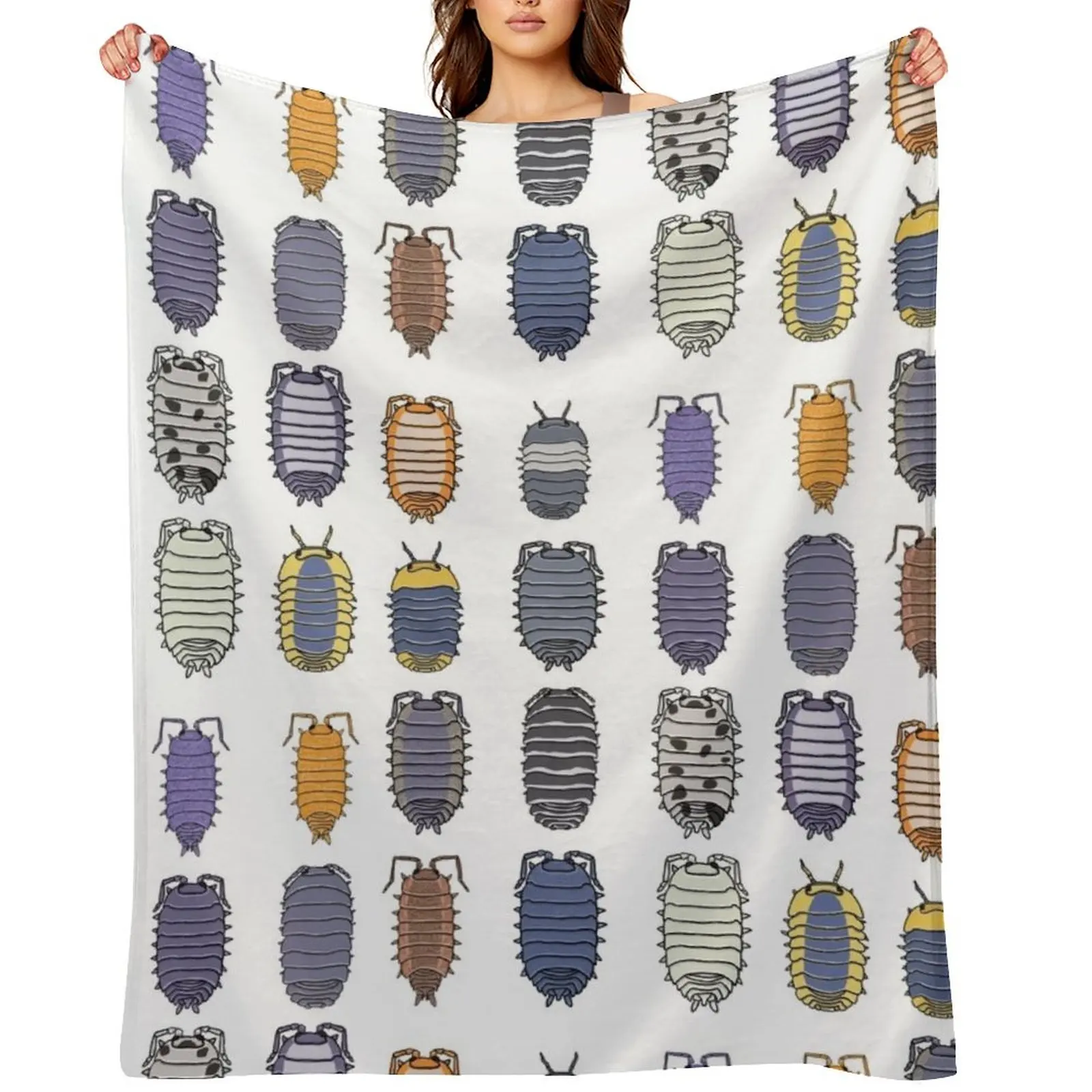 

Isopods Throw Blanket bed plaid Decorative Sofa decorative Vintage Blankets