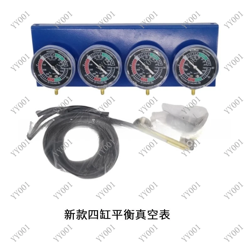 

Motorcycle 4-Carburetor Synchronizer Vacuum Gauge Balancer Tool for Engine Tuning Maintenance