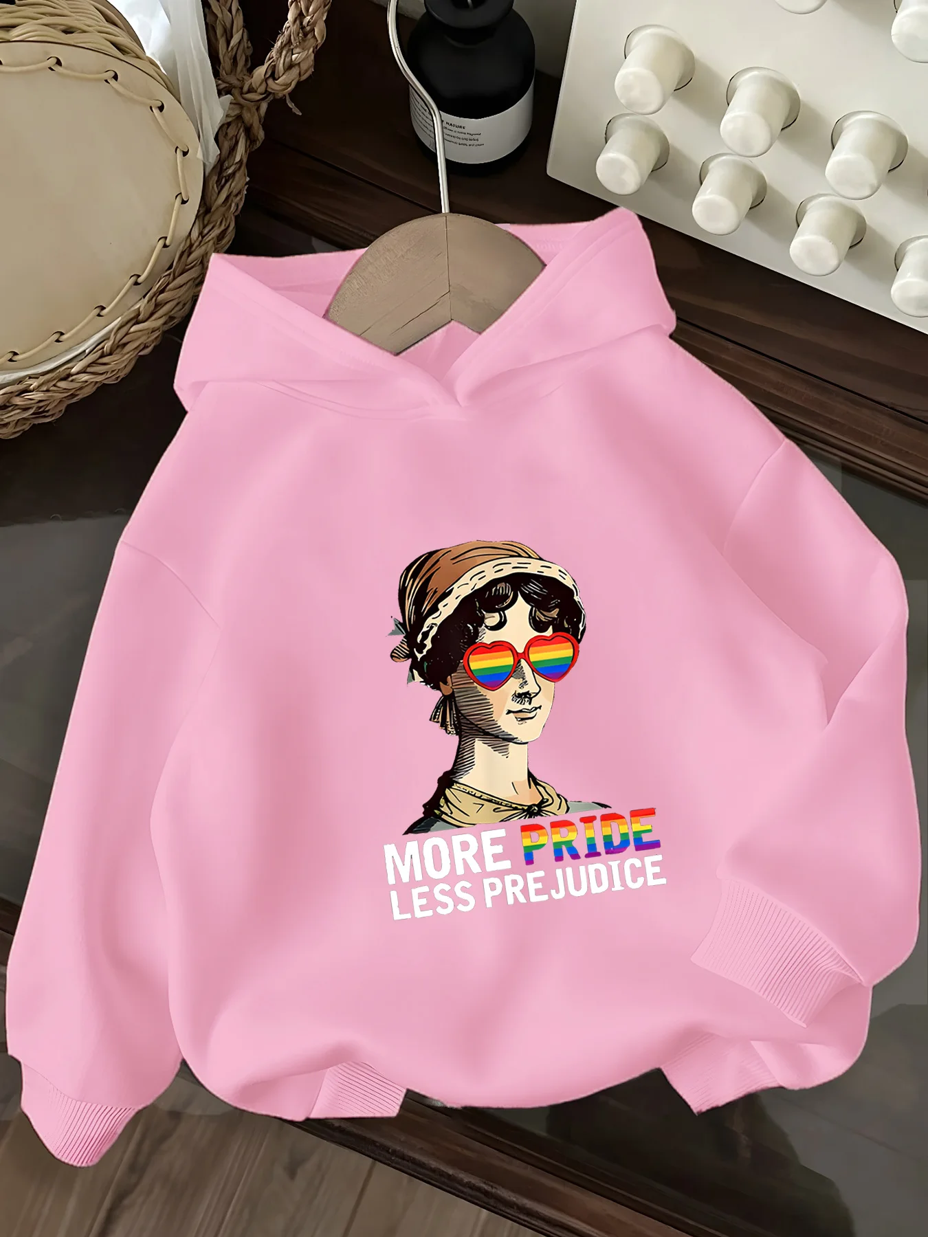 

printed girls hooded sweater children suitable for young girls and students boy party special clothing 120-160 cm