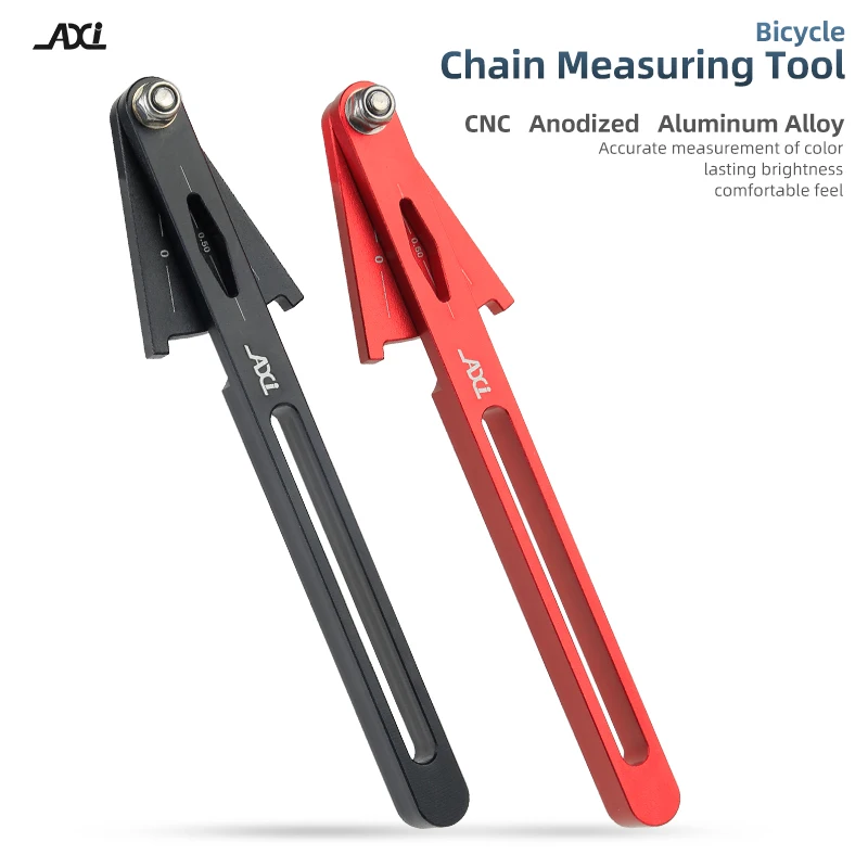 AXI Bicycle Chain Measurer Wear Measuring Tape Mountain Bike Chain Stretch Detection Tools Bicycle Repair Tools