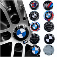 4Pcs 68mm Car Wheel Center Caps  Rims Cover Badge Logo For BMW E36 E46 E63 E64 E65 E66 F20 F21 F22 F23 G22 G23 G32 M2 M3 M4 M5