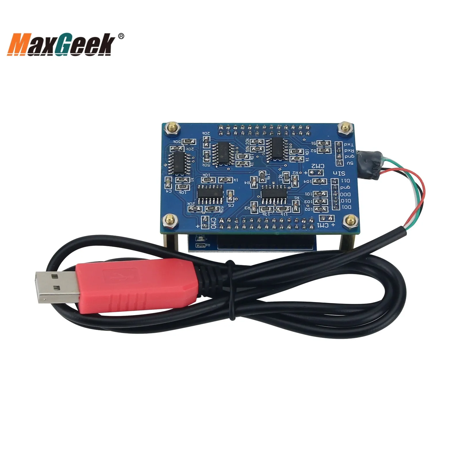 Maxgeek – détecteur de position ponctuelle de photosodétecteur à quatre quadriens, module de photodétecteur 2D, livré avec un code source