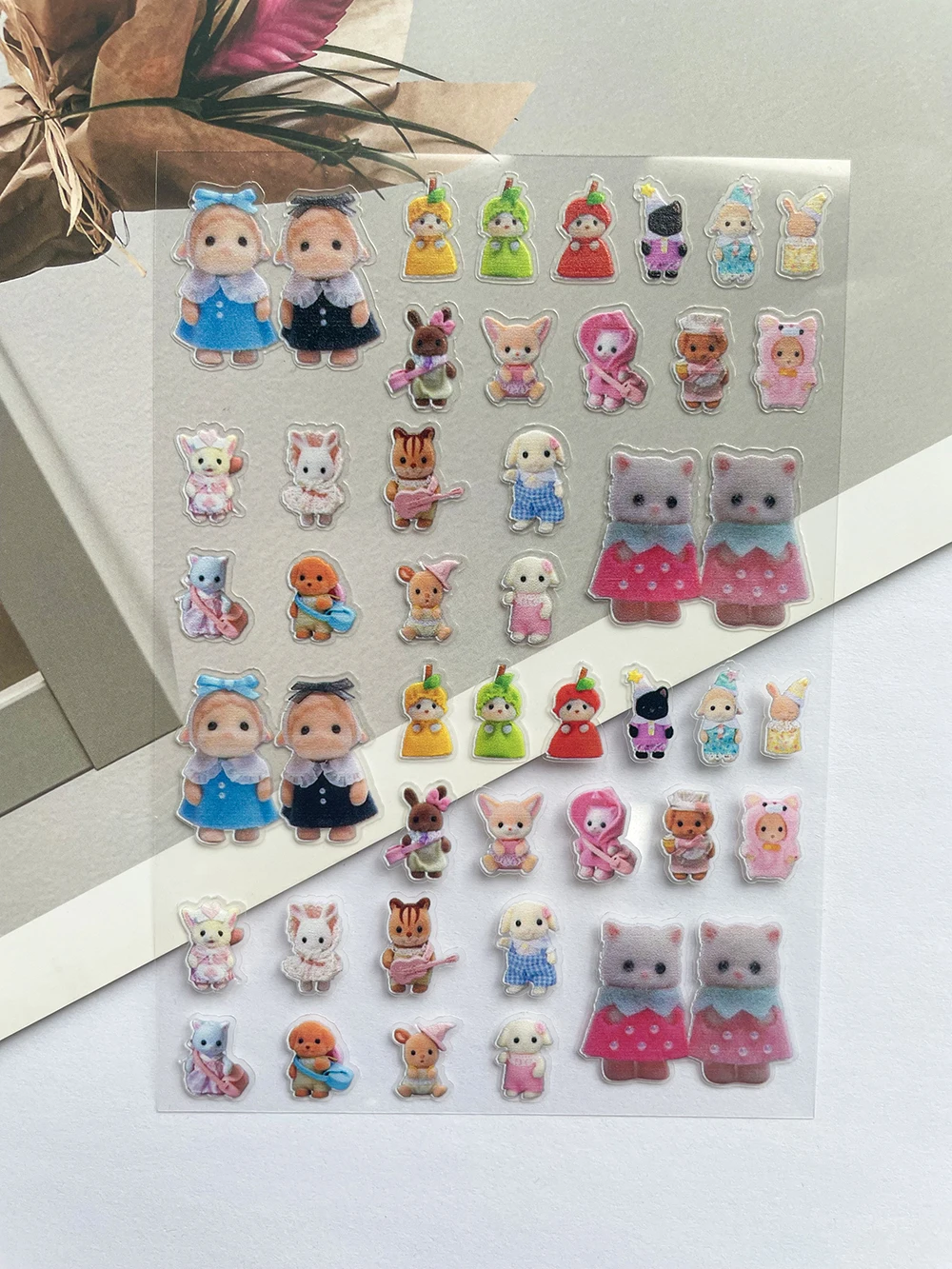 2025 شعبية Senbel الأسرة البسيطة البلاستيكية المشارك السلع ملصقات مسمار الفن الديكور حقيبة Loptop المشارك جراب هاتف ملصقات الهدايا