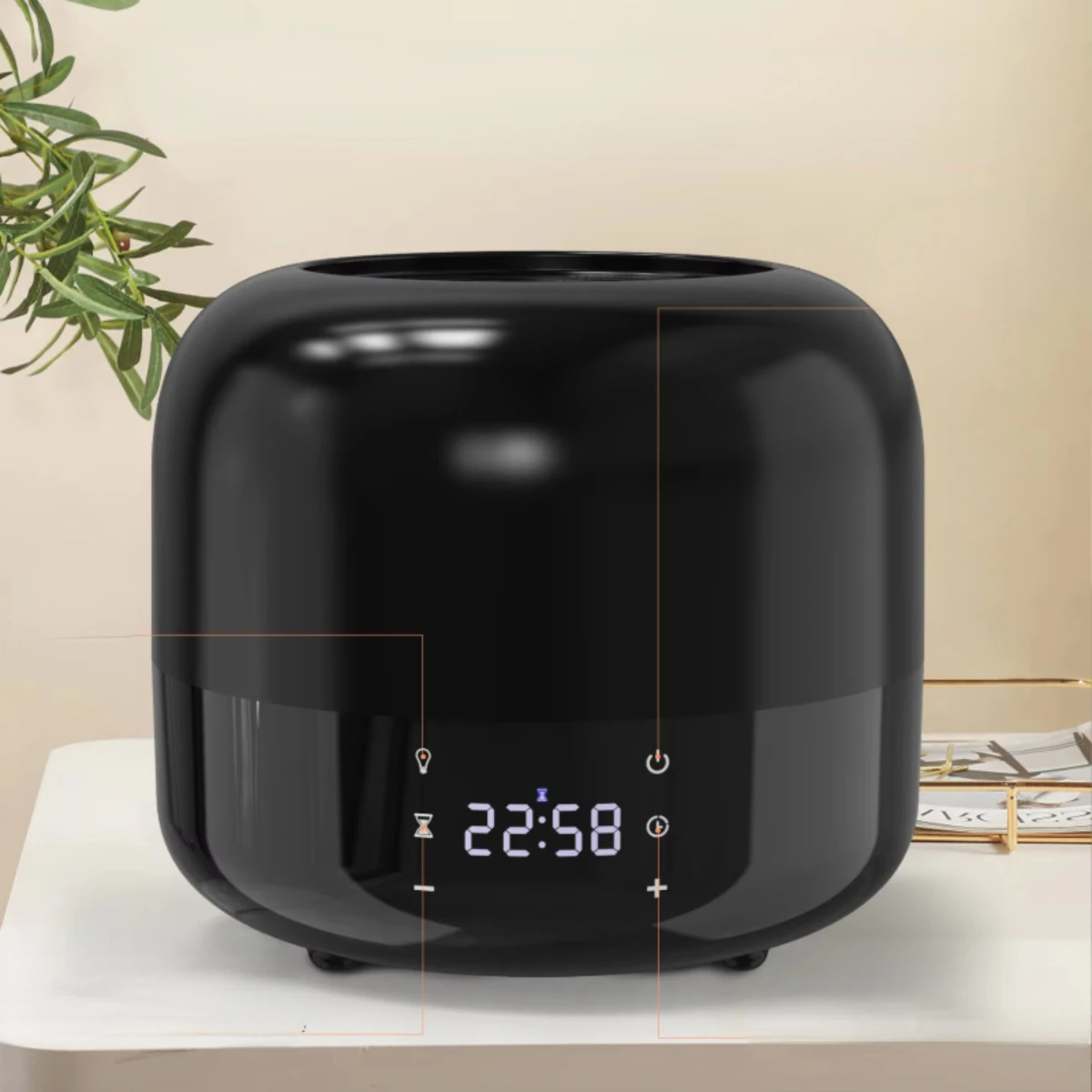 

Portable Air Humidifier 17 Colorfull light 400ml Spray humidifier Essential Oil Diffuser Car Bedroom