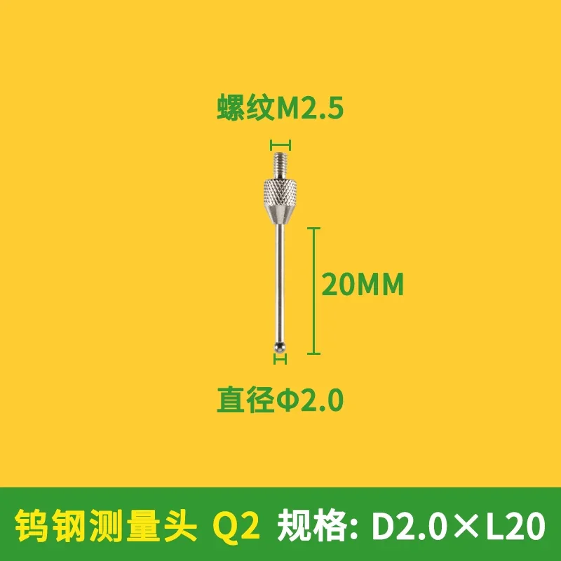 Dial Sonda Indicador com Ruby Ball Pontos de Contato, Gauge Rod Extension, Thread Indicator, Multímetro, Test Lead, Novo