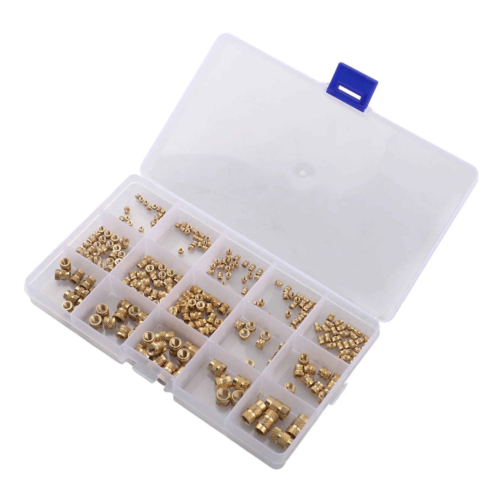 300pcs Threaded Inserts M2 M2.5 for m3 M5 for m6 Insert Nuts Brass Threaded Bushing Household Power Manual Tool Accessories