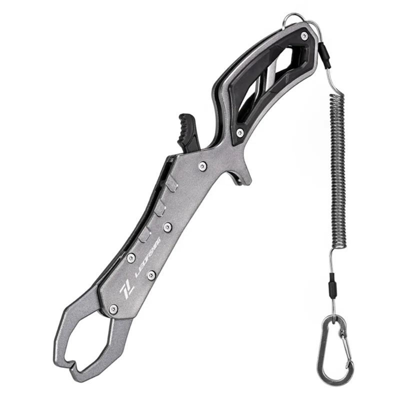 Aluminum Alloy Fishing Pliers with Leaky Rope Hanging Buckle Anti-corrosion Fishing Pliers Fish Trap