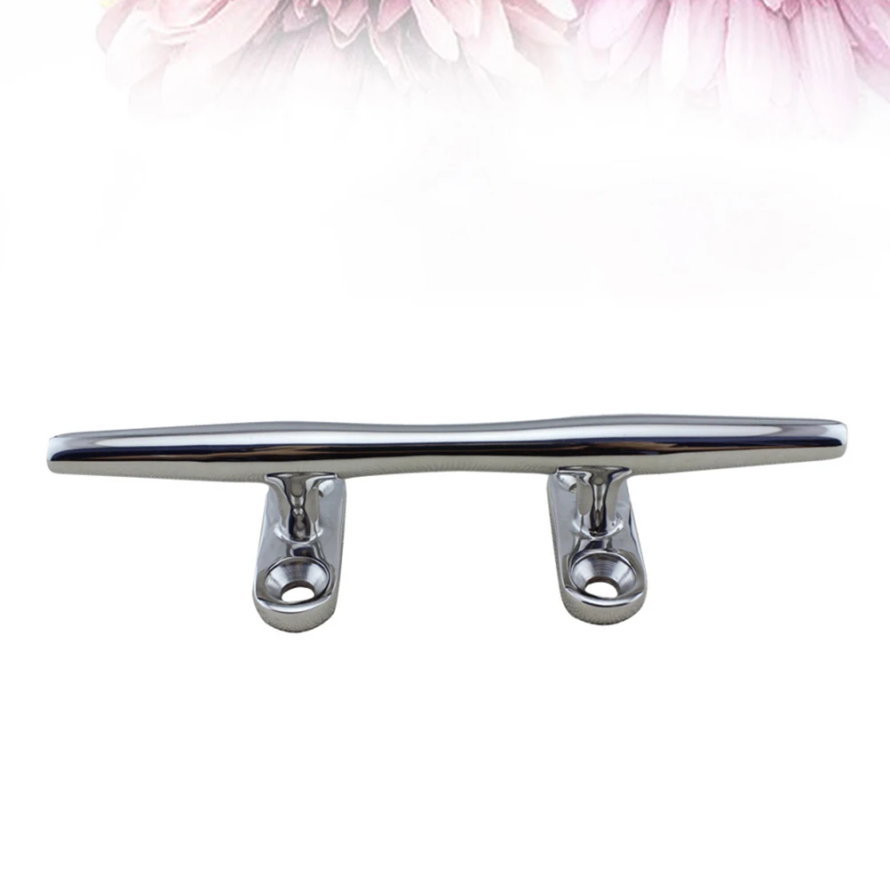 

Stainless Steel Cleats 125Mm Boat Mooring Accessories Boat Rope Holder Rope Holder Durable Round Hole Fit Kayak Metal