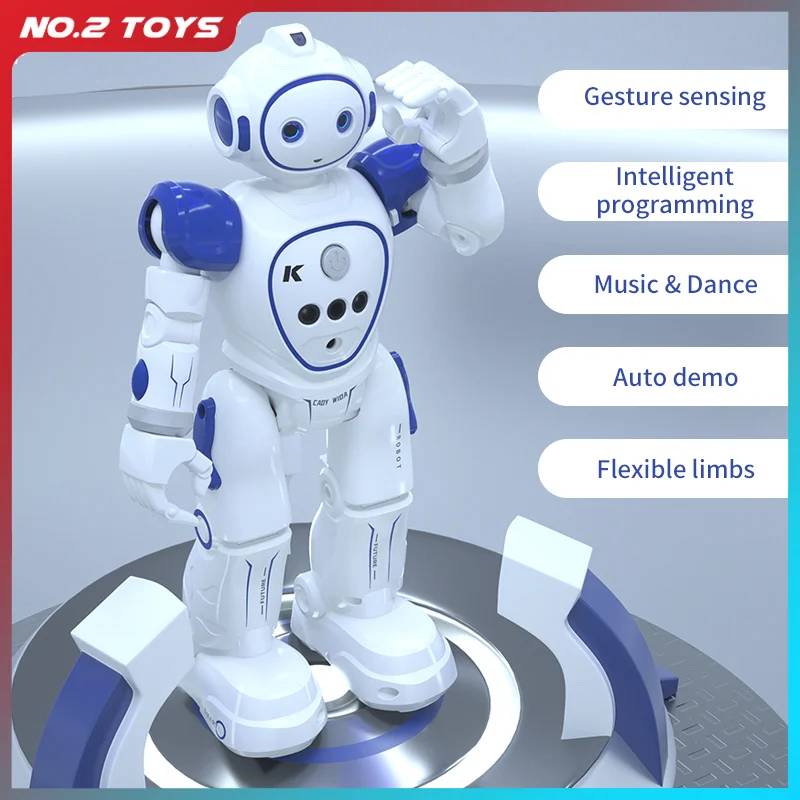 Intelligent Programmable Remote Control Robot Smart Walking Dancing RC Robots with Song Gesture Sensing Robot Toy Gift for Kids