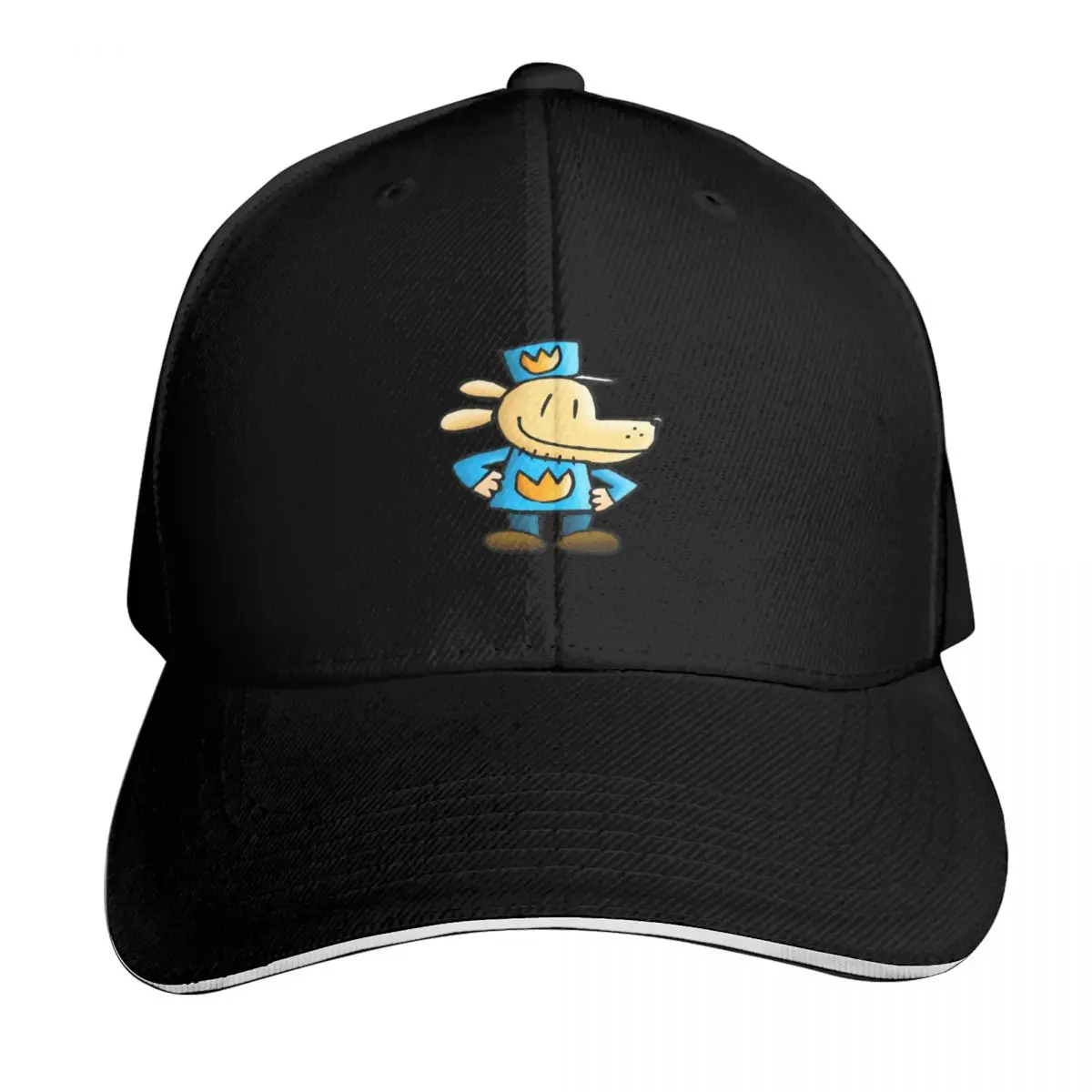 

Dog Man (comedic graphic novel) Baseball Cap Golf Hat Anime Hat hats for men designer cap Women's Golf Clothing Men's