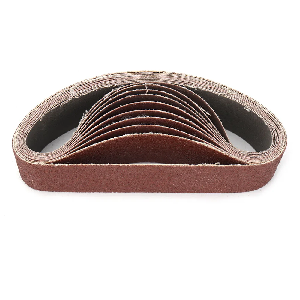 Cinturones de lijado de 330x30mm, 120/320/600/800/1000 de grano, surtido de rectificado de Metal, bandas de aluminio, pulidor, lijadora de óxido