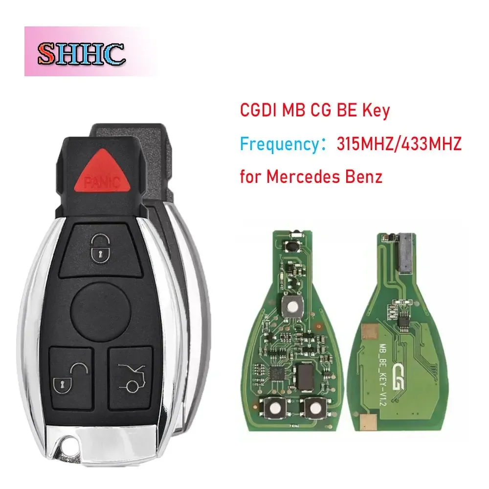 Original CGDI MB CG BE Key V1.2 for All Benz FBS3 315MHZ/433M Working with CGDI MB Programmer and Get 1 Free Token for CGDI MB