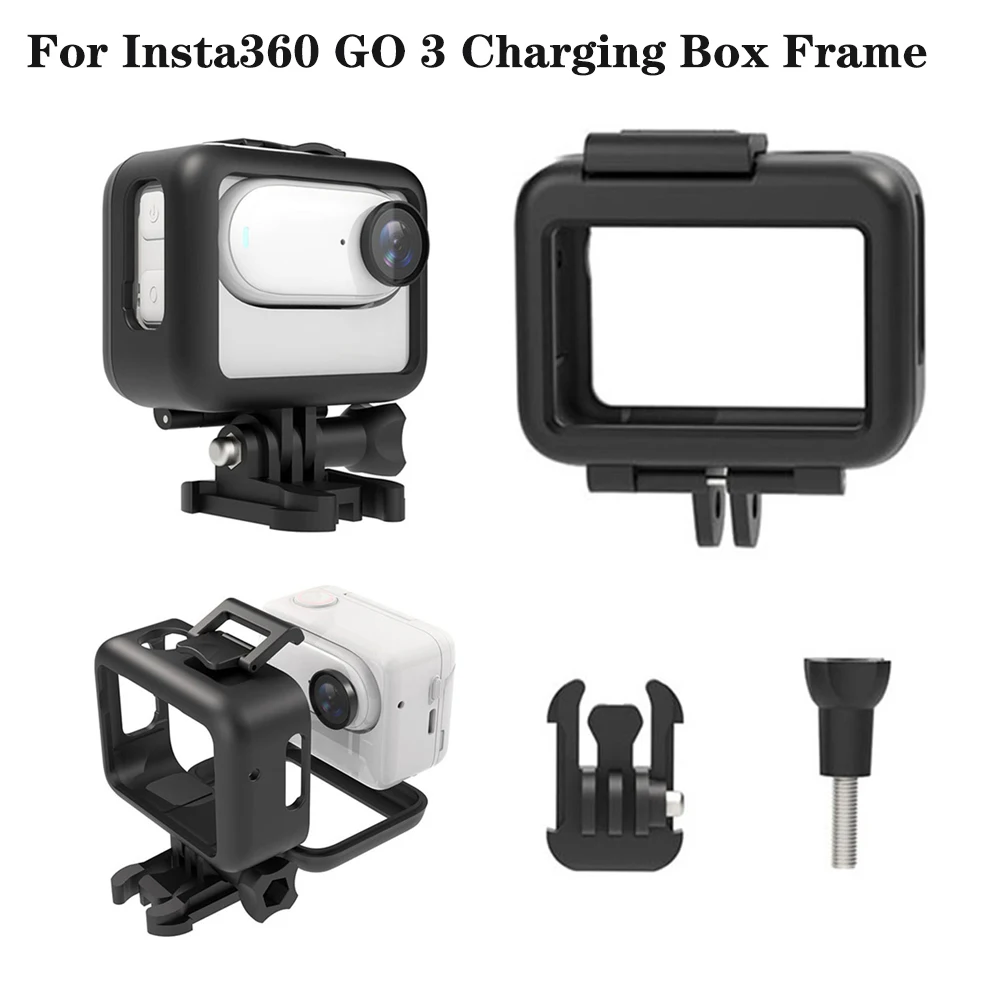 1 Set Charging Box Frame Protective Mounting Frame Case for Insta360 GO 3 Camera Accessories