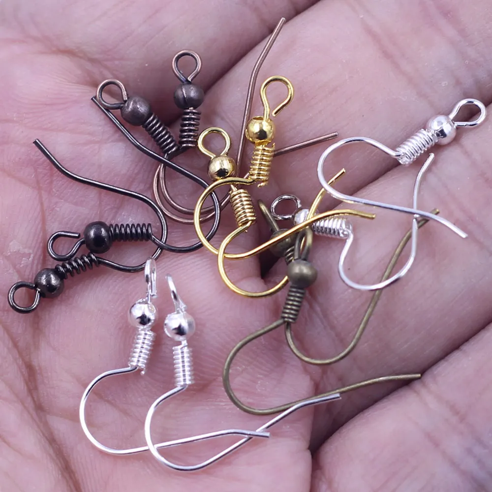 500PCS Multicolor Ear Hooks Wholesale Earrings Making Accessories DIY Handicrafts Earwire Gift Jewelry Supplies Material Pack
