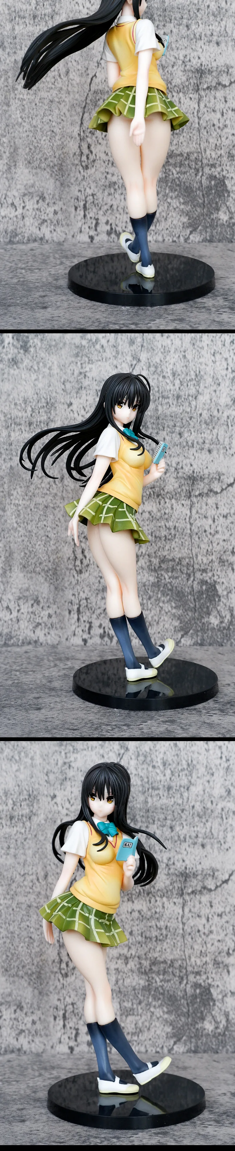 To LOVE Kotegawa Yui School Uniform Gk PVC Statue Action Figurine Scene Desk Display Collectible Anime Model Toys Figures Gift