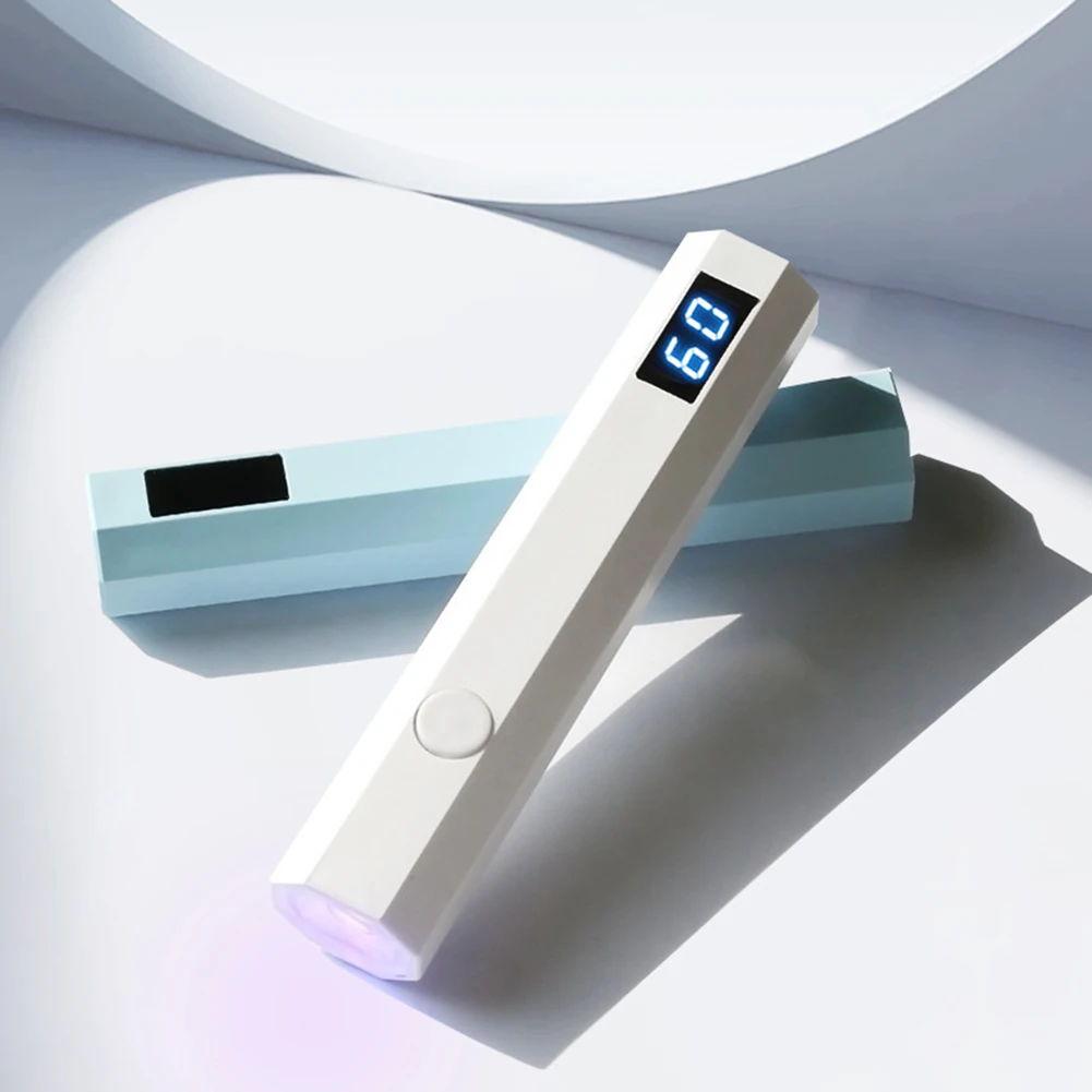 Mini luce UV elettrica per unghie Lampada asciuga smalto portatile portatile a LED ad asciugatura rapida Piccola luce gel UV per salone domestico