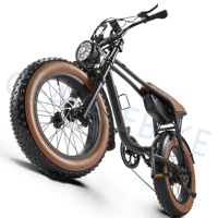 CMACEWHEEL K20 Electric Bike 20“ Fat Tire E-bike 48V 15Ah Battery Adults E Mountainbike, Torque 60N.m, 7 Speed, Dual Disc Brake