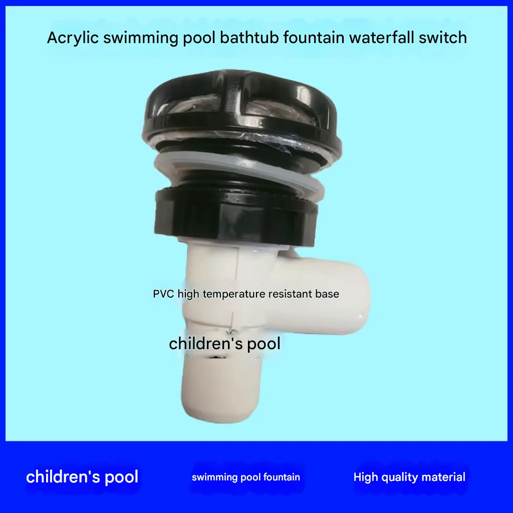 SPA Acrylic Children's Swimming Pool Surfing Constant Temperature Splashing Water Fountain Waterfall Outlet Switch Valve