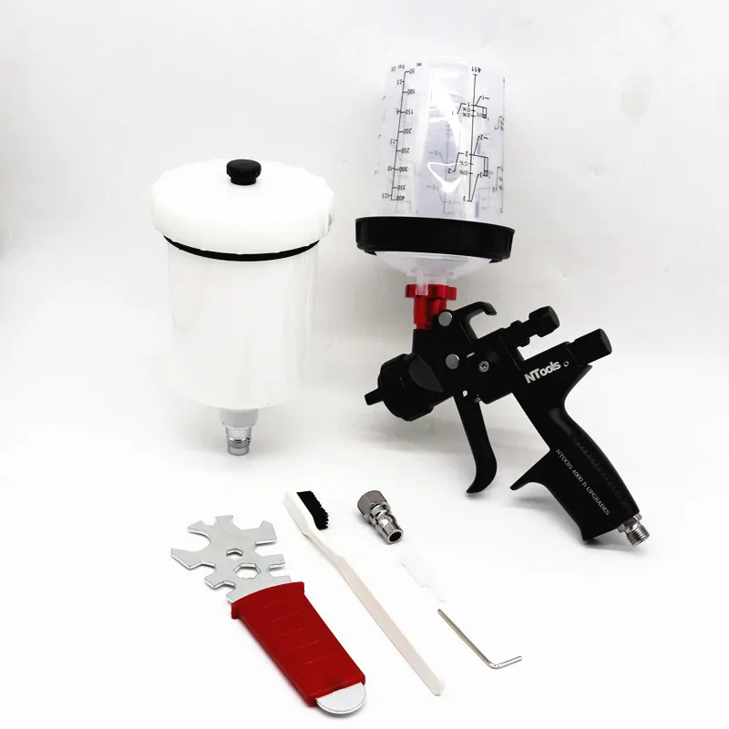 High Quality 4000B RP/HVLP Spray Gun 1.3/1.4mm Stainless Steel Nozzle  Professional Sprayer Paint Airbrush For Car Painting