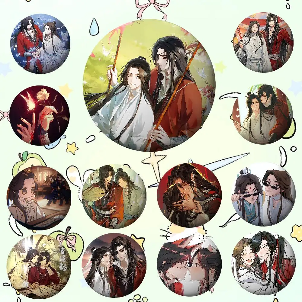 أنيمي السماء المسؤولين نعمة شارات صفيح لينة زر دبوس بروش شارة معدنية مخصصة مجوهرات اكسسوارات قبعة حقيبة التلبيب #1