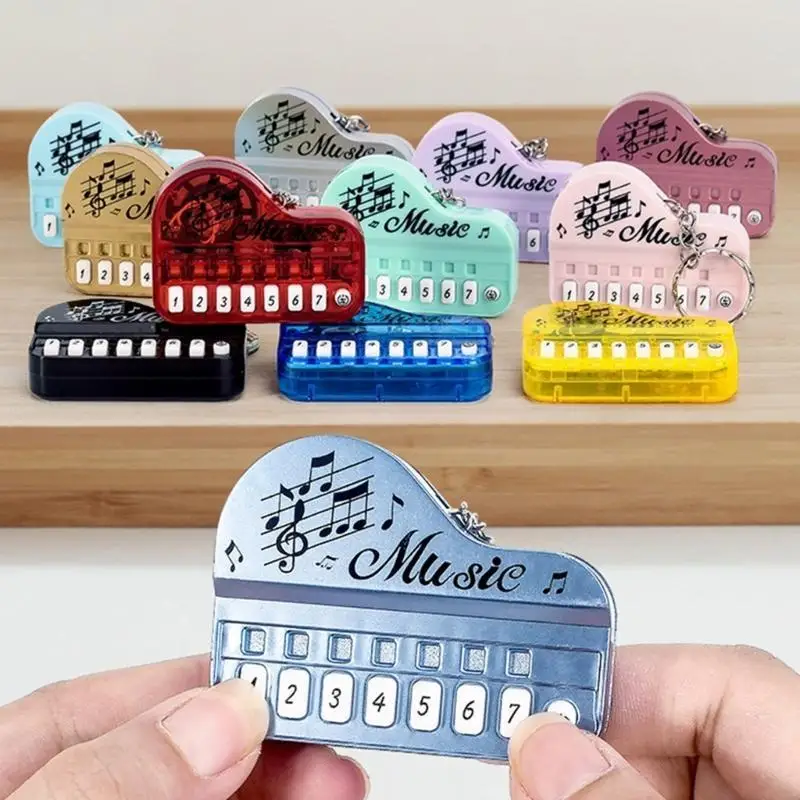 جمهور مفتاح البيانو العصري ديكورات السيارة ديكورات مثالية لإضافة لون شعبي للمفاتيح وحقائب اليدين شنقا سحر #2