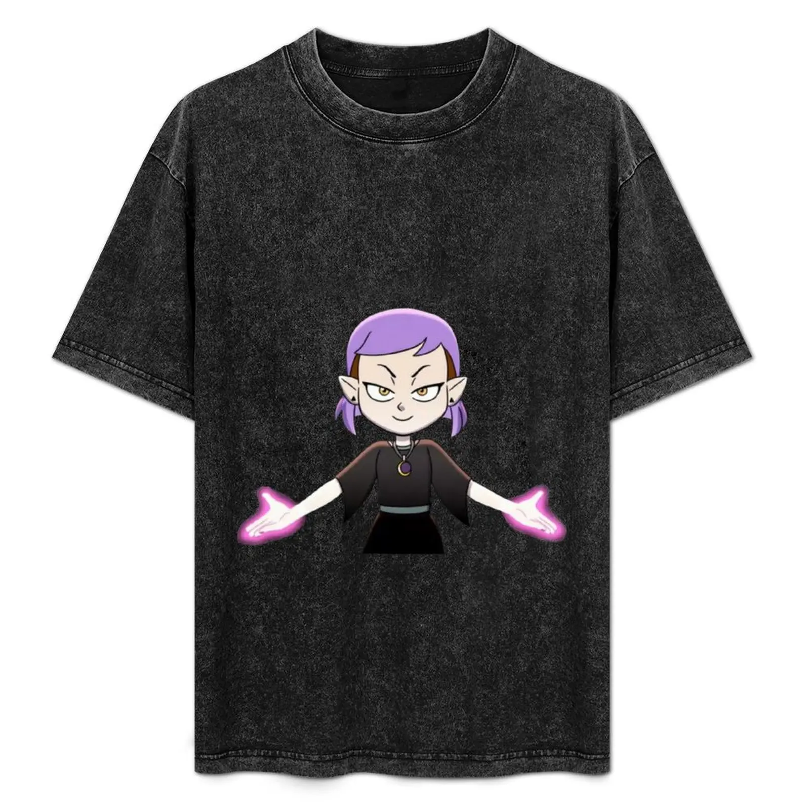 

Футболка Amity Blight Updated Purple Hair Intro, мягкая базовая хлопковая футболка с коротким рукавом