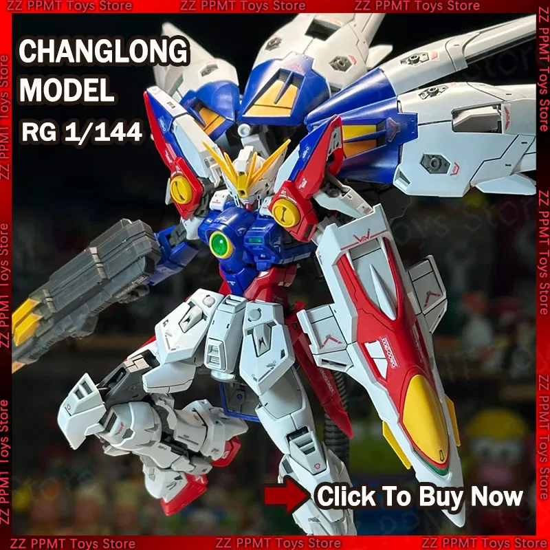 

Новый набор для сборки модели CHANGLONG 5505 RG 1/144 XXXG-00W0 Wing Zero, пластиковый каркас, аниме-фигурка робота, пластиковая модель